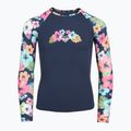 Dlhý rukáv + spodný diel plaviek ROXY Morning Flower Lycra Set mood indigo morning flowers 3