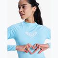 Dámske plavecké tričko longsleeve ROXY Whole Hearted tanager turquoise 6