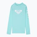 Detské plavecké tričko longsleeve ROXY Whole Hearted aqua splash