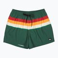 Pánske plavecké šortky Quiksilver Everyday Printed Volley 15" forest outside stripe