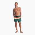 Pánske plavecké šortky Quiksilver Everyday Printed Volley 15" forest outside stripe 4
