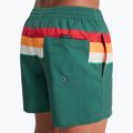 Pánske plavecké šortky Quiksilver Everyday Printed Volley 15" forest outside stripe 8