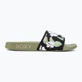 Dámske šľapky ROXY Slippy IV oil green 2