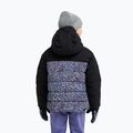 Detská snowboardová bunda ROXY Snowyhill Printed Puffy true black wildin out rg 3