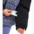 Detská snowboardová bunda ROXY Snowyhill Printed Puffy true black wildin out rg 6