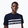 Pánske tričko Lacoste TH7515 white/navy blue 3