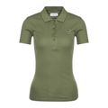 Dámske polo tričko Lacoste DF5377 khaki 4