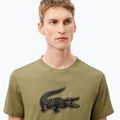 Pánske tričko Lacoste TH2042 khaki/black 3