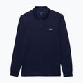 Pánske polo  tričko longsleeve Lacoste DH5523 navy blue