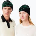 Zimná čiapka Lacoste RB3021 black/fluorine green 3