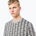 Lacoste pánske tričko TH2831 silver chine/black 4