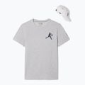 Lacoste pánske tenisové tričko TH1044 silver chine/navy blue