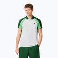 Pánske tričko Lacoste Tennis Polo DH8963 white/liamone green