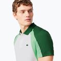 Pánske tričko Lacoste Tennis Polo DH8963 white/liamone green 4