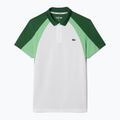 Pánske tričko Lacoste Tennis Polo DH8963 white/liamone green 5