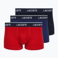 Pánske boxerky Lacoste 5H1300 3 páry navy blue/red/methylene