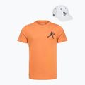 Pánske tričko + čiapka Lacoste TH1044 blossom/white