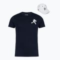 Pánske tričko + čiapka Lacoste TH1044 navy blue/white