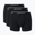 Pánske boxerky Lacoste 5H3202 Microfibra Negro 3 pack black