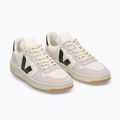 Dámske topánky VEJA V-10 Prime Leather pure/black/parme