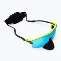 Cyklistické okuliare Julbo Ultimate Cover Polar 4 Hd black/yellow fluo/capsule ocean master