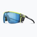 Cyklistické okuliare Julbo Ultimate Cover Polar 4 Hd black/yellow fluo/capsule ocean master 8