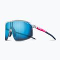 Julbo Dencity Spectron 3 lesklé krištáľové/fluorescenčné ružové/modré cyklistické okuliare 5
