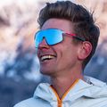 Julbo Dencity Spectron 3 lesklé krištáľové/fluorescenčné ružové/modré cyklistické okuliare 7