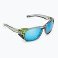 Cyklistické okuliare Julbo Shield M Polar 4 Hd black/yellow fluo/capsule ocean master 2