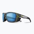 Cyklistické okuliare Julbo Shield M Polar 4 Hd black/yellow fluo/capsule ocean master 6