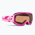 Detské lyžiarske okuliare Julbo Atome Chromakids pink/brown