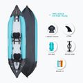 Nafukovací kajak pre 2 osoby AQUADESIGN Koloa 360 cm blue/black