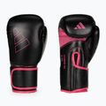 Boxerské rukavice adidas Hybrid 80 black/pink ADIH80