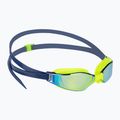 Plavecké okuliare Aquasphere Xceed bright yellow/navy blue/mirror yellow titanium EP3037104LMY
