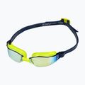 Plavecké okuliare Aquasphere Xceed bright yellow/navy blue/mirror yellow titanium EP3037104LMY 6