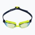 Plavecké okuliare Aquasphere Xceed bright yellow/navy blue/mirror yellow titanium EP3037104LMY 7
