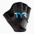 Plavecké rukavice TYR Aquatic Resistance black/blue