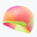 Detská plavecká čiapka TYR Tiedye Silicone Multicolor Jr yellow/pink/orange 3