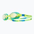 Detské plavecké okuliare TYR Swimple Tie Dye Mirrored gold/green/blue