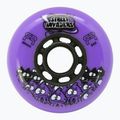 Kolieska na in-line korčule FR Skates Street Invaders Wheels 80mm/84A X4 purple/black