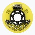 Kolieska na in-line korčule FR Skates Street Invaders Wheels 80mm/84A X4 yellow/black