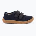 Detské barefoot topánky Froddo Canvas dark blue 2