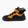 Detské barefoot snehule Froddo Barefoot Up Path Tex black/yellow 3