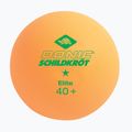 Donic-Schildkröt 1-Star Elite Poly 40+ 6 ks loptičiek na stolný tenis biela/oranžová 3