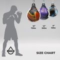 Boxovacia hruška Aqua Training Bag Energy Punching Bag 15" blue 9