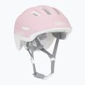 Detská cyklistická prilba ABUS Smiley 3.0 ACE LED pure rose