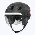 Cyklistická prilba so smerovkami ABUS Hyp-e Ace volcano titán
