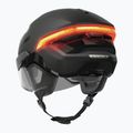 Cyklistická prilba so smerovkami ABUS Hyp-e Ace volcano titán 2