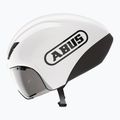 Cyklistická prilba ABUS Gamechanger TT 1.1 shiny white 3