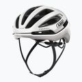 Cyklistická prilba ABUS Taipan LED shiny white